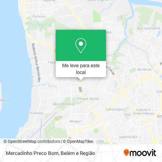 Mercadinho Preco Bom mapa