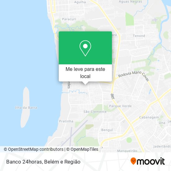 Banco 24horas mapa