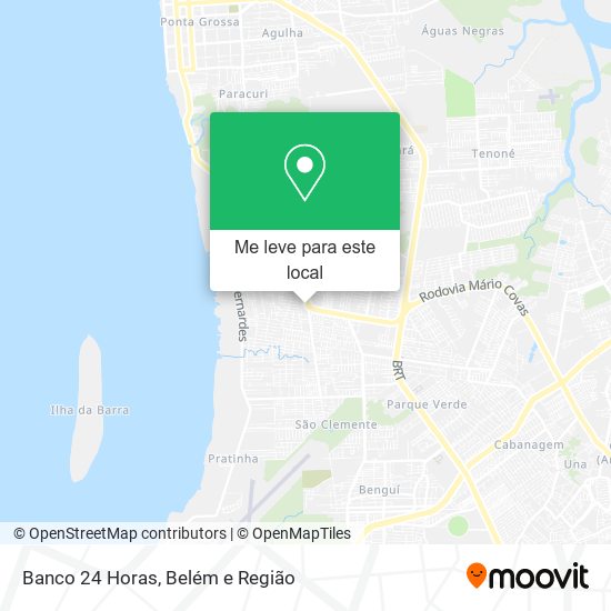 Banco 24 Horas mapa