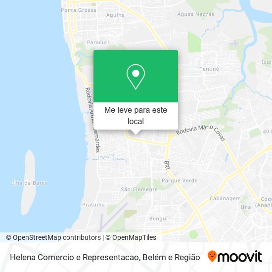 Helena Comercio e Representacao mapa