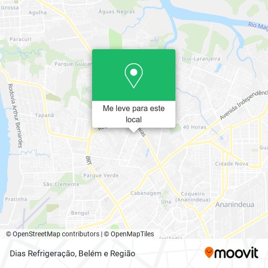 Dias Refrigeração mapa