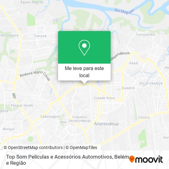 Top Som Películas e Acessórios Automotivos mapa