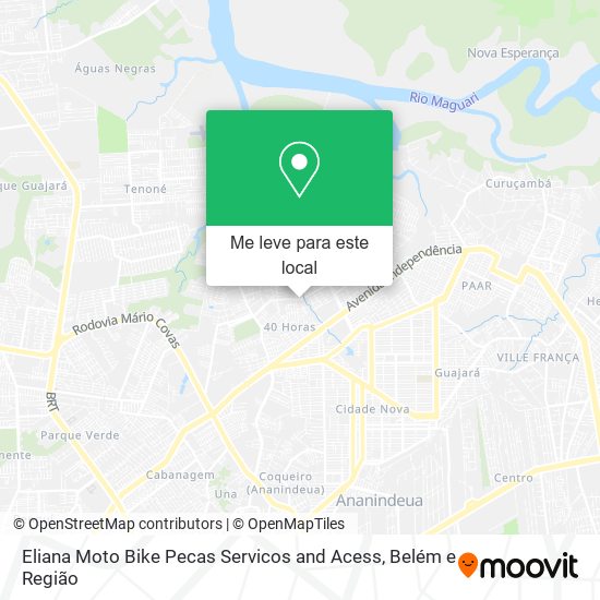 Eliana Moto Bike Pecas Servicos and Acess mapa