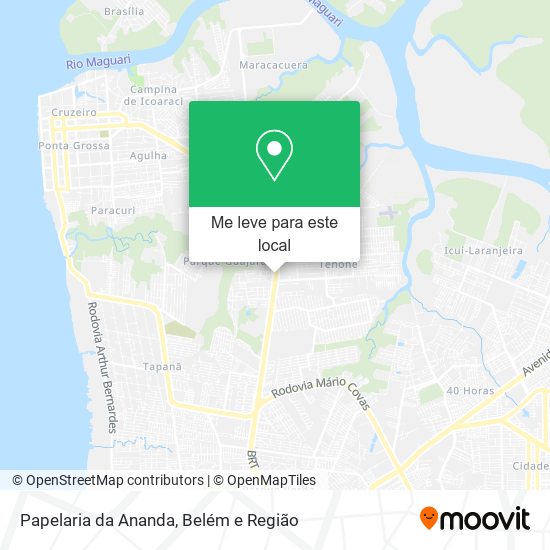 Papelaria da Ananda mapa