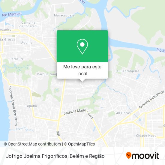 Jofrigo Joelma Frigoríficos mapa