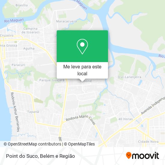 Point do Suco mapa