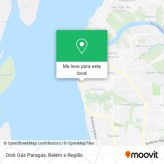 Disk Gás Paragás mapa