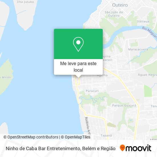 Ninho de Caba Bar Entretenimento mapa