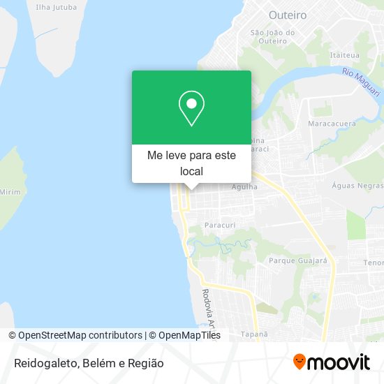 Reidogaleto mapa