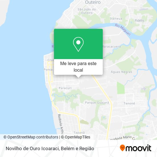 Novilho de Ouro Icoaraci mapa