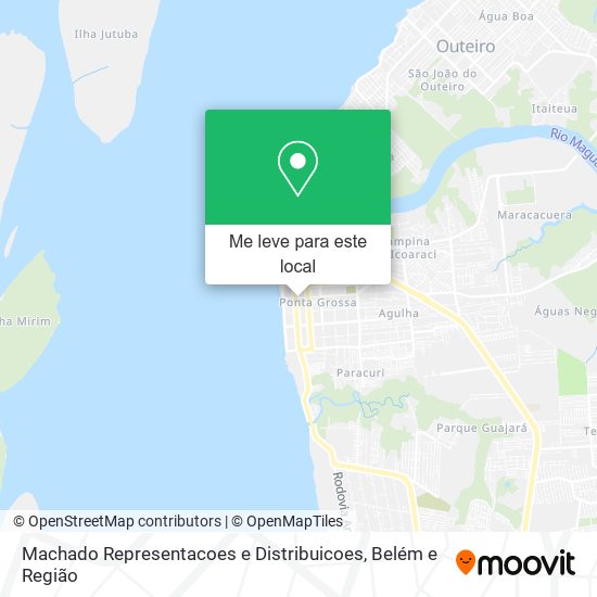 Machado Representacoes e Distribuicoes mapa