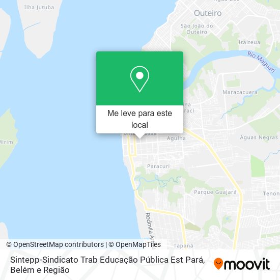 Sintepp-Sindicato Trab Educação Pública Est Pará mapa