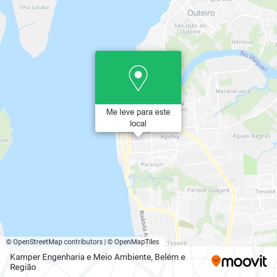 Kamper Engenharia e Meio Ambiente mapa