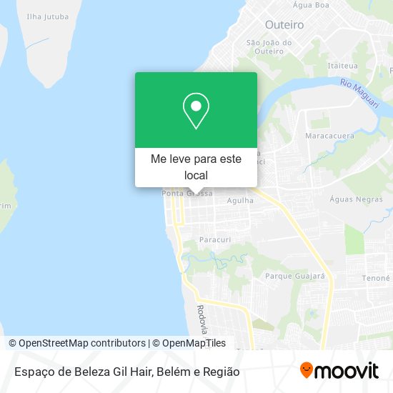 Espaço de Beleza Gil Hair mapa