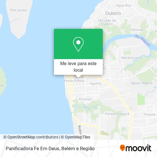 Panificadora Fe Em Deus mapa