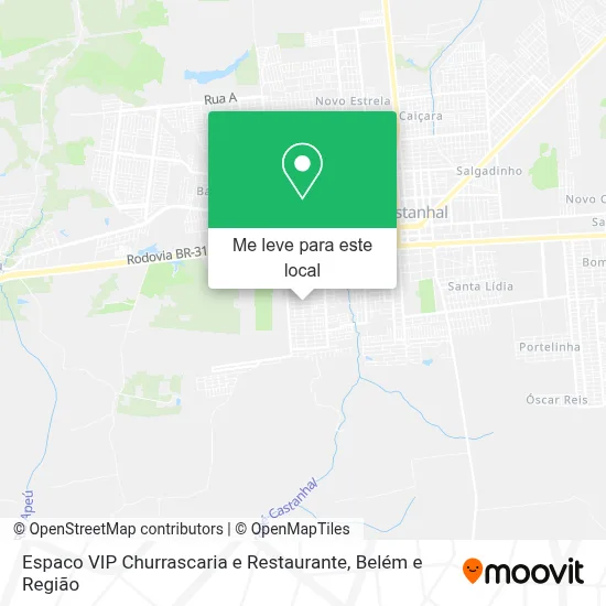 Espaco VIP Churrascaria e Restaurante mapa