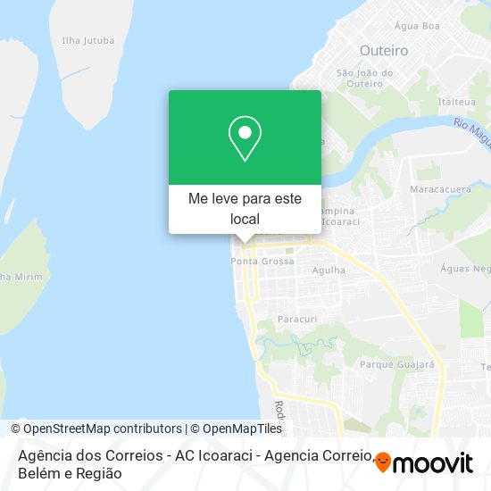 Agência dos Correios - AC Icoaraci - Agencia Correio mapa