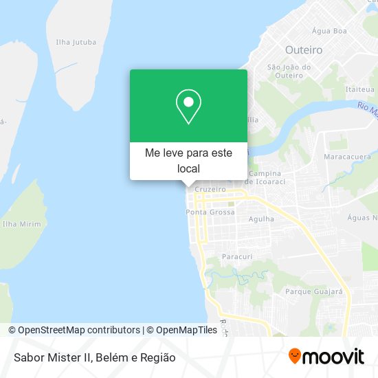 Sabor Mister II mapa