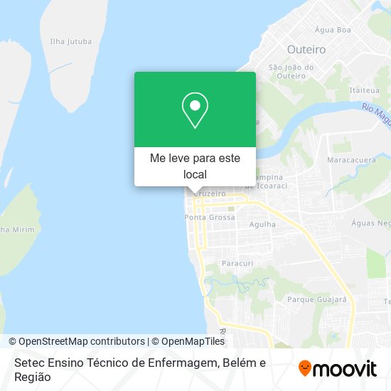 Setec Ensino Técnico de Enfermagem mapa