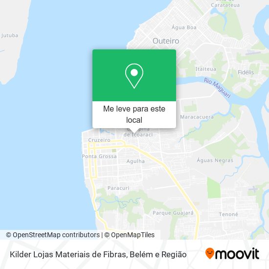 Kilder Lojas Materiais de Fibras mapa