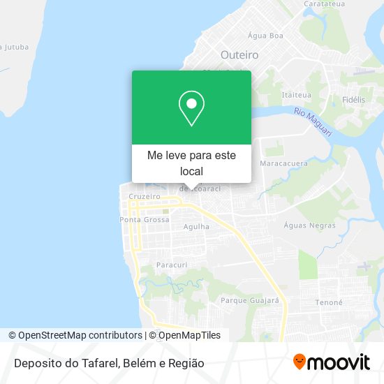 Deposito do Tafarel mapa