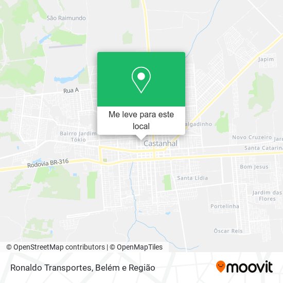 Ronaldo Transportes mapa