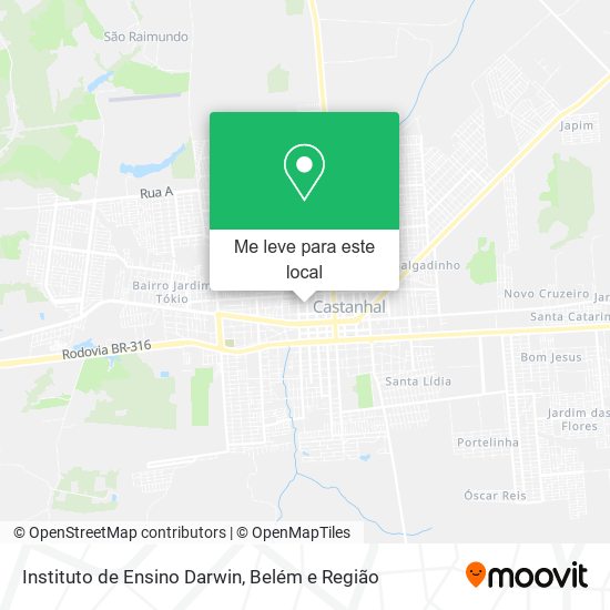 Instituto de Ensino Darwin mapa