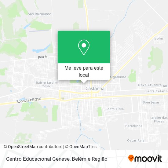 Centro Educacional Genese mapa