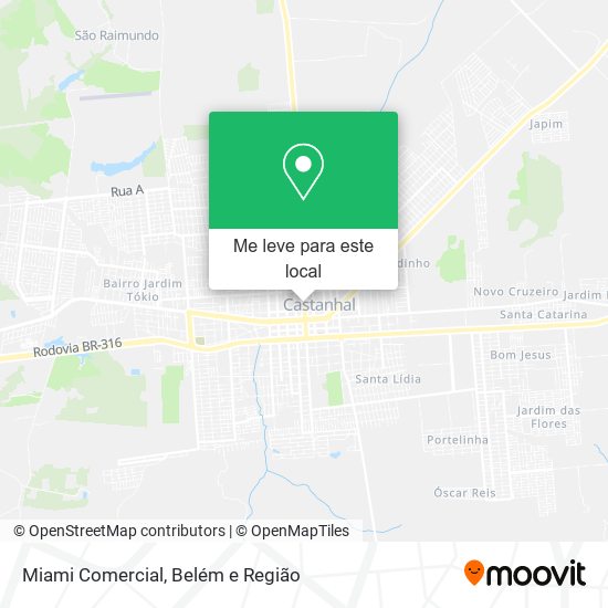 Miami Comercial mapa