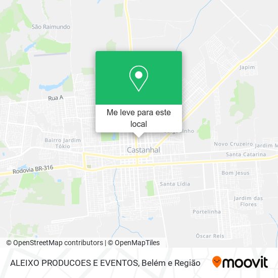 ALEIXO PRODUCOES E EVENTOS mapa