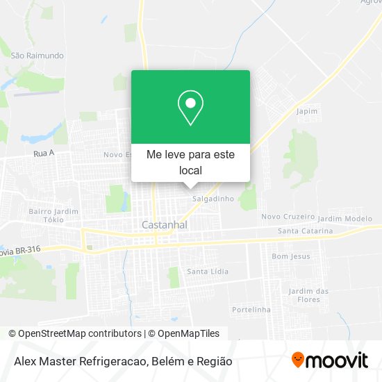 Alex Master Refrigeracao mapa