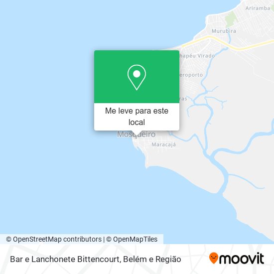 Bar e Lanchonete Bittencourt mapa
