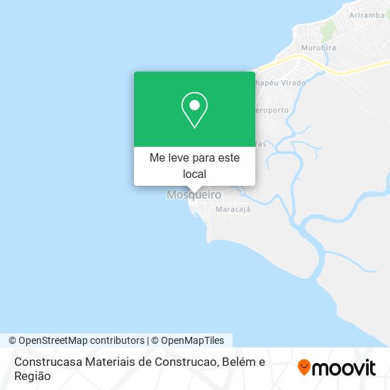 Construcasa Materiais de Construcao mapa