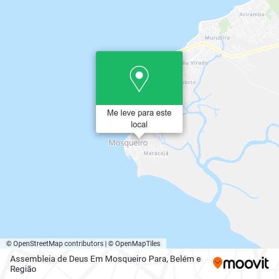 Assembleia de Deus Em Mosqueiro Para mapa