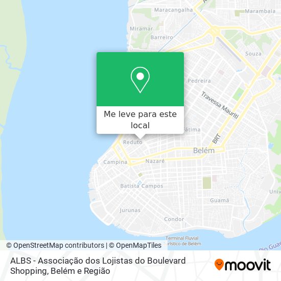 ALBS - Associação dos Lojistas do Boulevard Shopping mapa