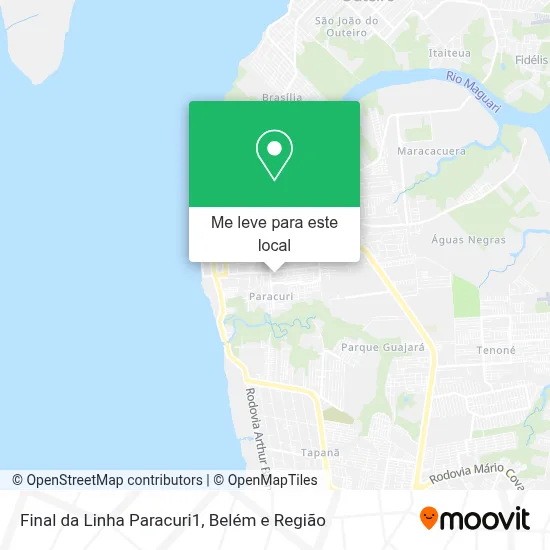 Final da Linha Paracuri1 mapa