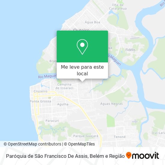 Paróquia de São Francisco De Assis mapa