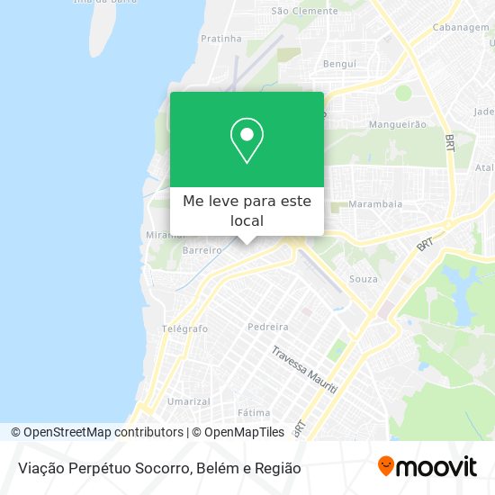 Viação Perpétuo Socorro mapa