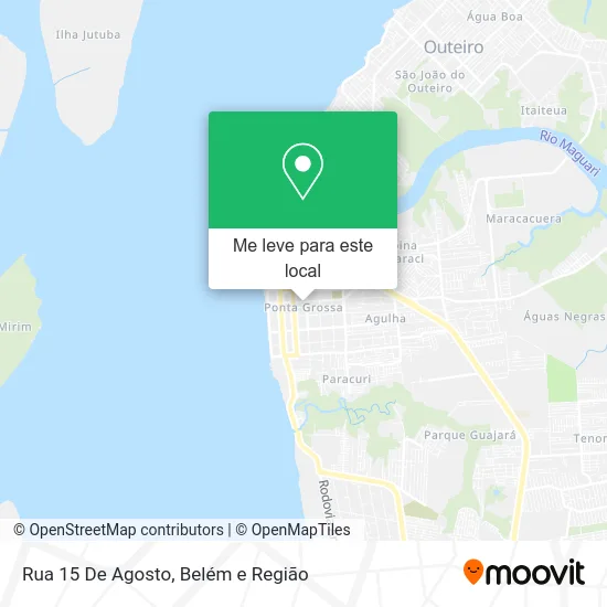 Rua 15 De Agosto mapa