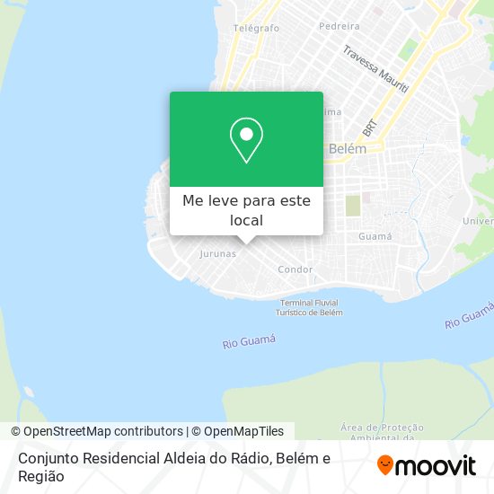 Conjunto Residencial Aldeia do Rádio mapa