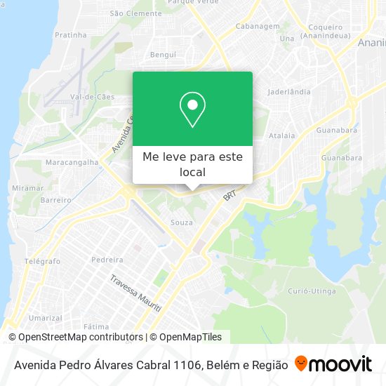 Avenida Pedro Álvares Cabral 1106 mapa