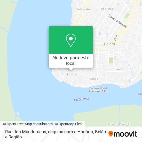 Rua dos Mundurucus, esquina com a Honório mapa