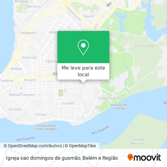 Igreja sao domingos de gusmão mapa