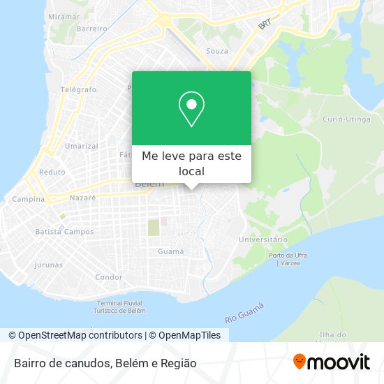 Bairro de canudos mapa