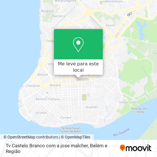 Tv Castelo Branco com a jose malcher mapa