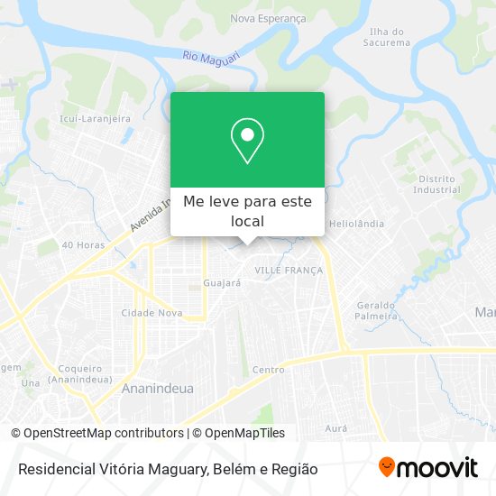 Residencial Vitória Maguary mapa