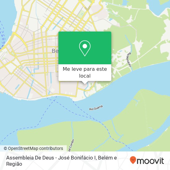 Assembleia De Deus - José Bonifácio I mapa