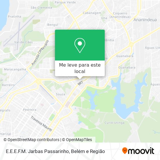 E.E.E.F.M. Jarbas Passarinho mapa