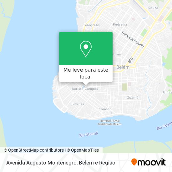Avenida Augusto Montenegro mapa