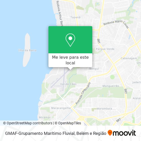 GMAF-Grupamento Marítimo Fluvial mapa